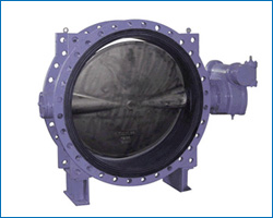 Vulcanized seat flange butterfly valve