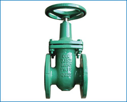 DIN metal seat gate valve NRS