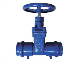 socket end resilient gate valve